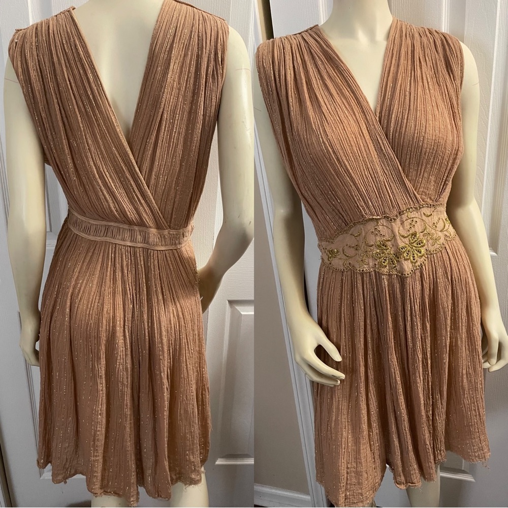Vintage Greek goddess gauze dress and cardigan set OS fits most M/L